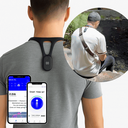 Sova™ Smart Posture Coach – Corrects Slouching with Real-Time Vibration Alerts